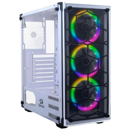Redragon Wheel Jack GC-606 White RGB Gaming Case