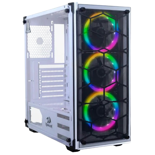 redragon-wheel-jack-gc-606-white-rgb-gaming-case.png Redragon Wheel Jack GC-606 White RGB Gaming Case - Image 1