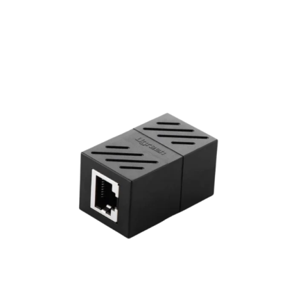 RJ45 Ethernet Cable Extender Adapter Black LAN Coupler 1PCS