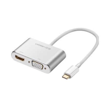 Type-C to HDMI & VGA Display Converter White 30843
