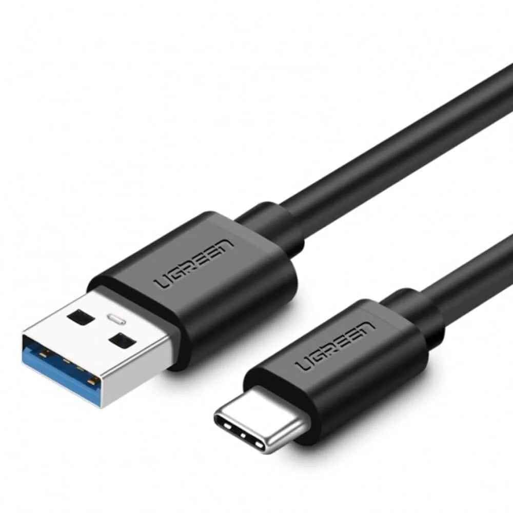 ugreen-1m-usb-30-a-to-type-c-high-speed-cable-black.jpg UGREEN 1m USB 3.0 A to Type-C High-Speed Cable Black - Image 1