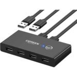 UGREEN 2 In 4 Out USB 2.0 Sharing Switch Box for Devices