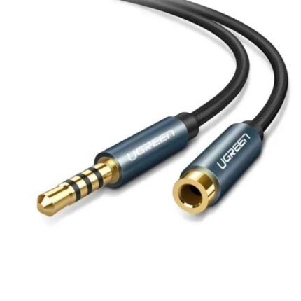 UGREEN 2m 3.5mm Audio Extension Cable Braided Black