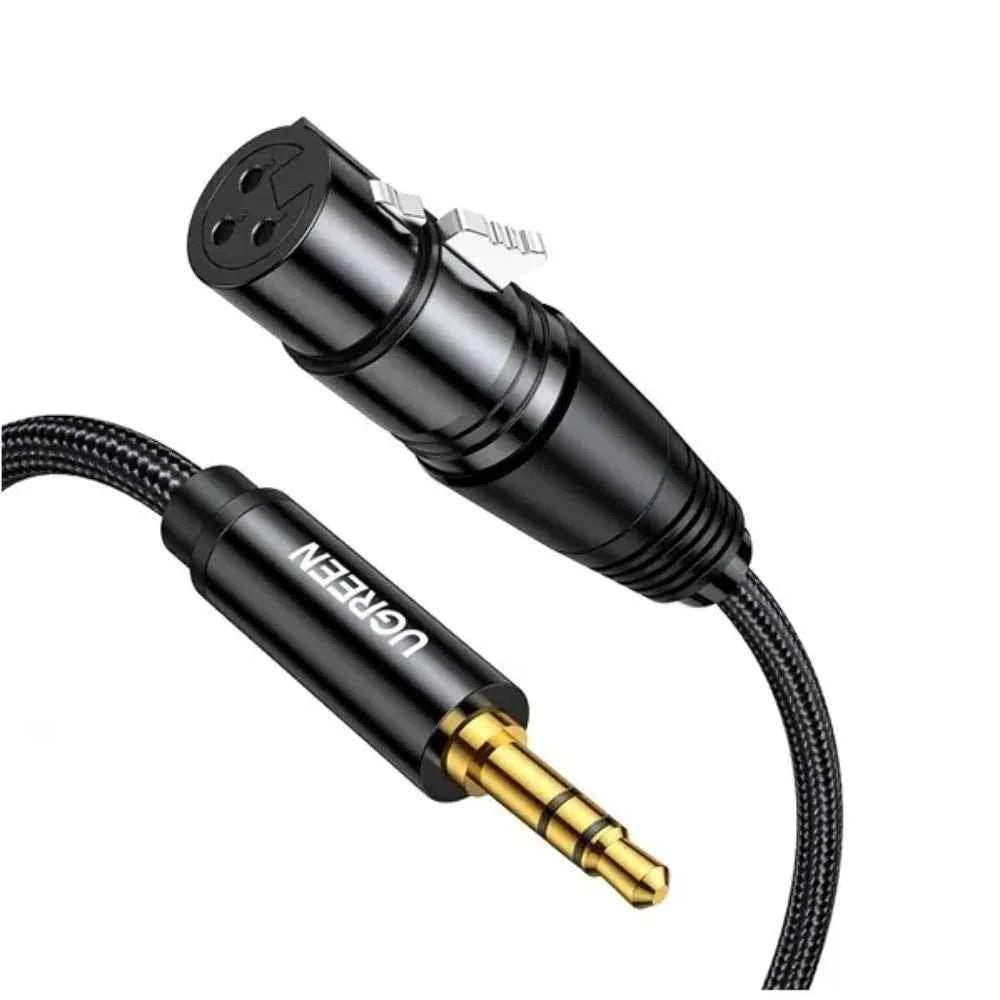 ugreen-2m-35mm-trs-to-xlr-female-audio-cable.jpg UGREEN 2m 3.5mm TRS to XLR Female Audio Cable - Image 1