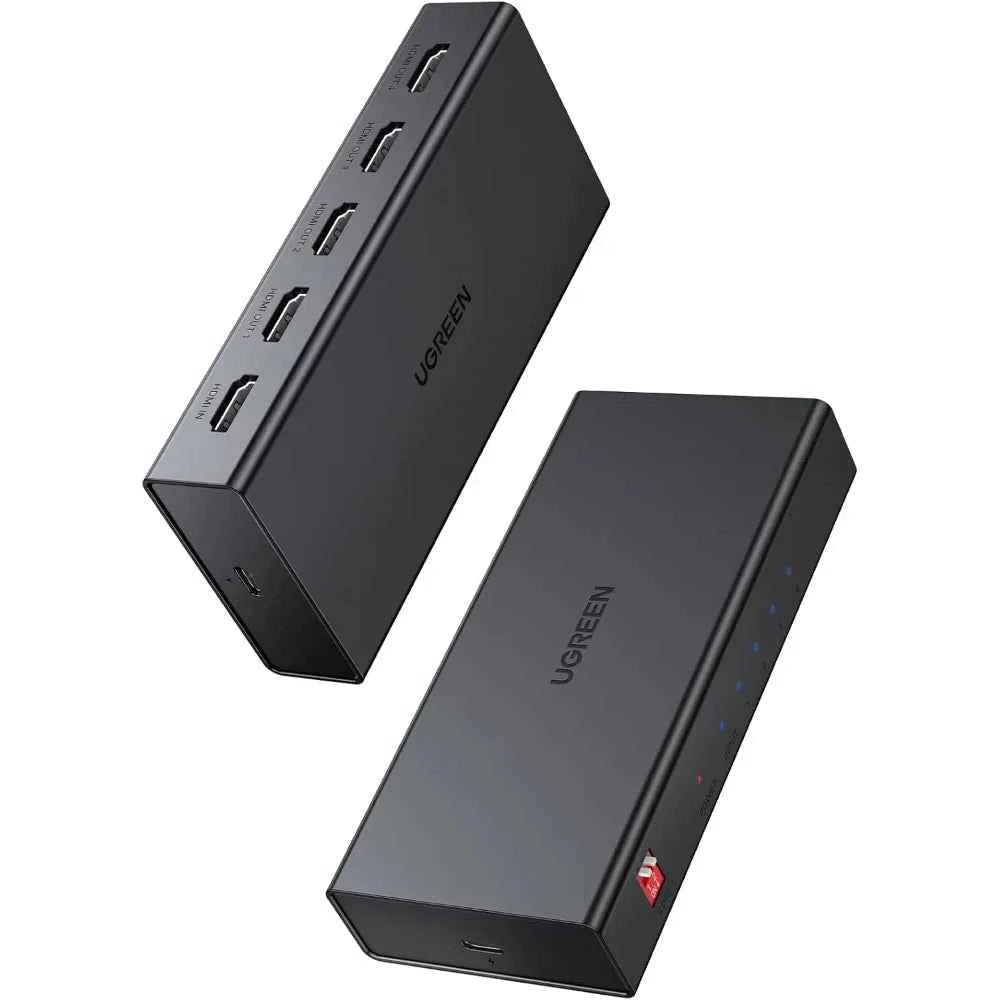 ugreen-hdmi-splitter-1-in-4-out-with-4k-display-support.jpg UGREEN HDMI Splitter 1 In 4 Out with 4K Display Support - Image 1