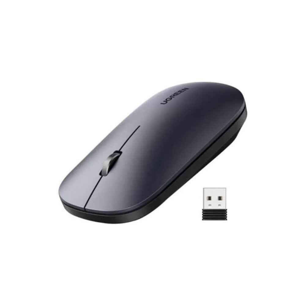 ugreen-portable-wireless-mouse-black-smooth-control.jpg UGREEN Portable Wireless Mouse Black – Smooth Wireless Control - Image 1