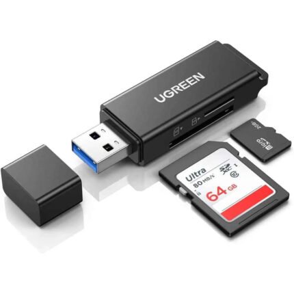 UGREEN USB 3.0 TF and SD Dual Card Reader High-Speed Black