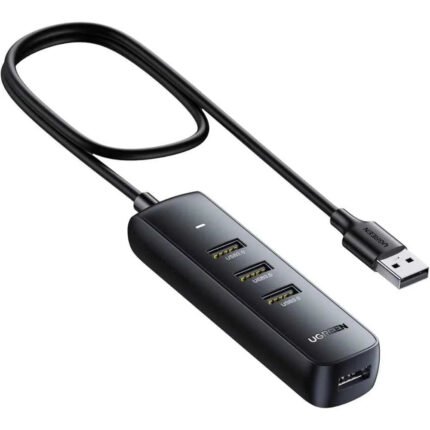 UGREEN USB 3.0 4-Port Hub with 1m Cable Black