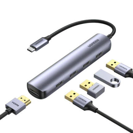 UGREEN USB-C to 4 USB 3.0 + HDMI Adapter