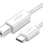 UGREEN USB-C to USB 2.0 Printer Cable 1.5m White