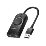 UGREEN USB External Stereo Sound Adapter 15cm Black
