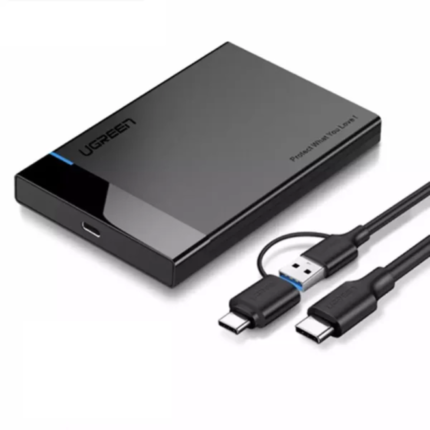 UGREEN USB 3.1 2.5 HDD Enclosure 6Gbps Dual Cable Kit
