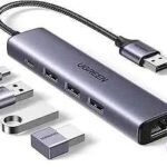 UGREEN USB3.0 Hub with 3 Ports and Gigabit RJ45 Adapter