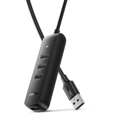 USB 3.0 4-Port USB-A Hub Black 0.25M Cable