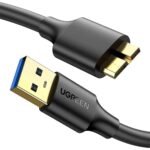 USB 3.0 A Male to Micro USB 3.0 Cable Black 1M