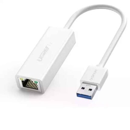 USB 3.0-A to Gigabit Ethernet Adapter White 10cm 20255