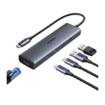USB 3.2 C to USB Hub with Gigabit LAN & PD Power 45320