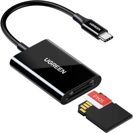 USB-C 3.1 TF SD Card Reader Black 35622