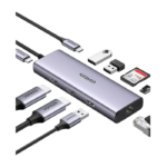 USB-C Dual HDMI Hub 8K with RJ45, USB, SD TF & PD