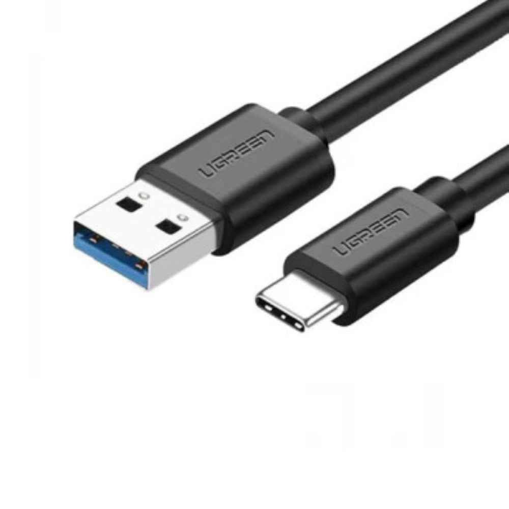 usb-c-male-to-usb-3-0-a-3a-fast-data-cable-2m.jpg USB-C Male to USB 3.0 A 3A Fast Data Cable 2m - Image 1