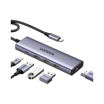 USB-C to HDMI with 3-Port USB 3.0 Hub & PD 15597