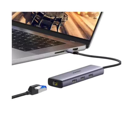 USB-C to HDMI Hub 4K with 3 USB 3.0, RJ45 & PD