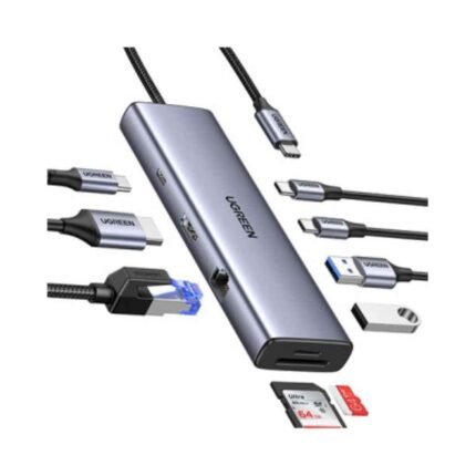 USB-C to HDMI Hub 4K 60Hz with Dual USB-C, USB-A & PD