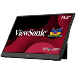 Portable 15.6-inch IPS Full HD 1080p Monitor with USB-C 60W Power, Mini-HDMI & Built-in Speakers