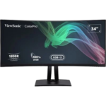 ViewSonic VP3481A 34-Inch Curved UWQHD Docking Monitor