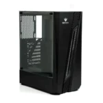 GFury Fire GF-120 RGB Mid-Tower ATX Gaming Case - Black - Image 2