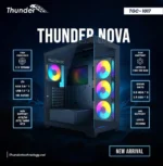 Thunder NOVA PC Case with 4xArgb infinity Fans Black