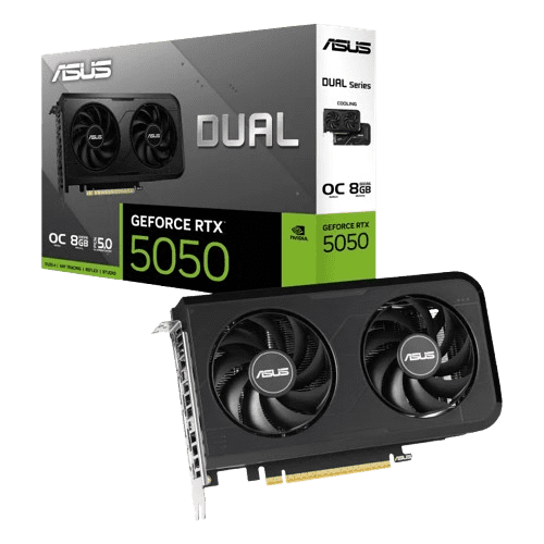Asus Dual GeForce RTX 5050 8GB GDDR6 OC Graphics Card