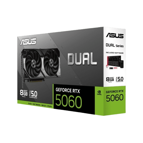 ASUS Dual GeForce RTX 5060 8GB GDDR7 Graphics Cards