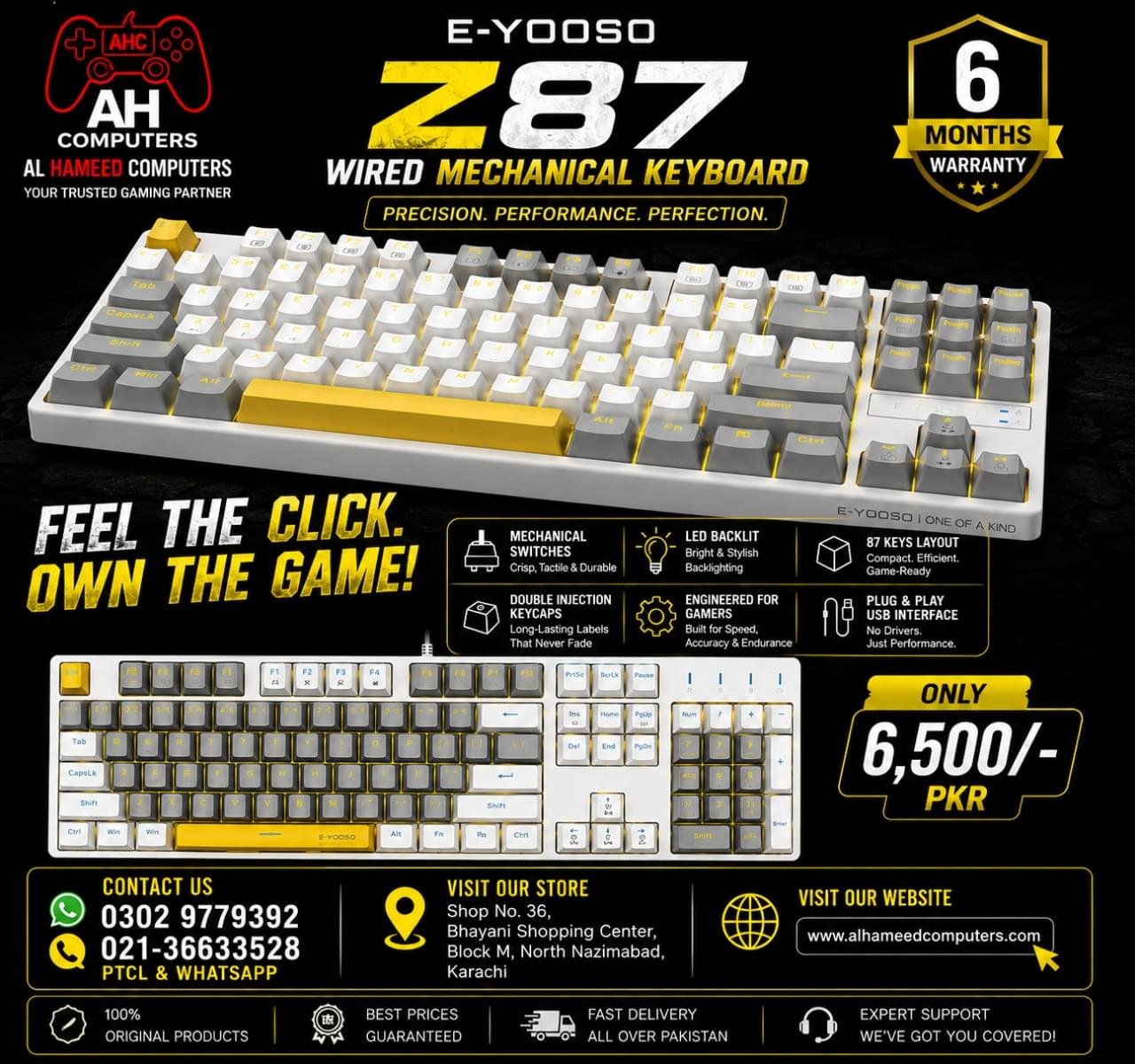 E-YOOSO Z-87 Wired Keyboard