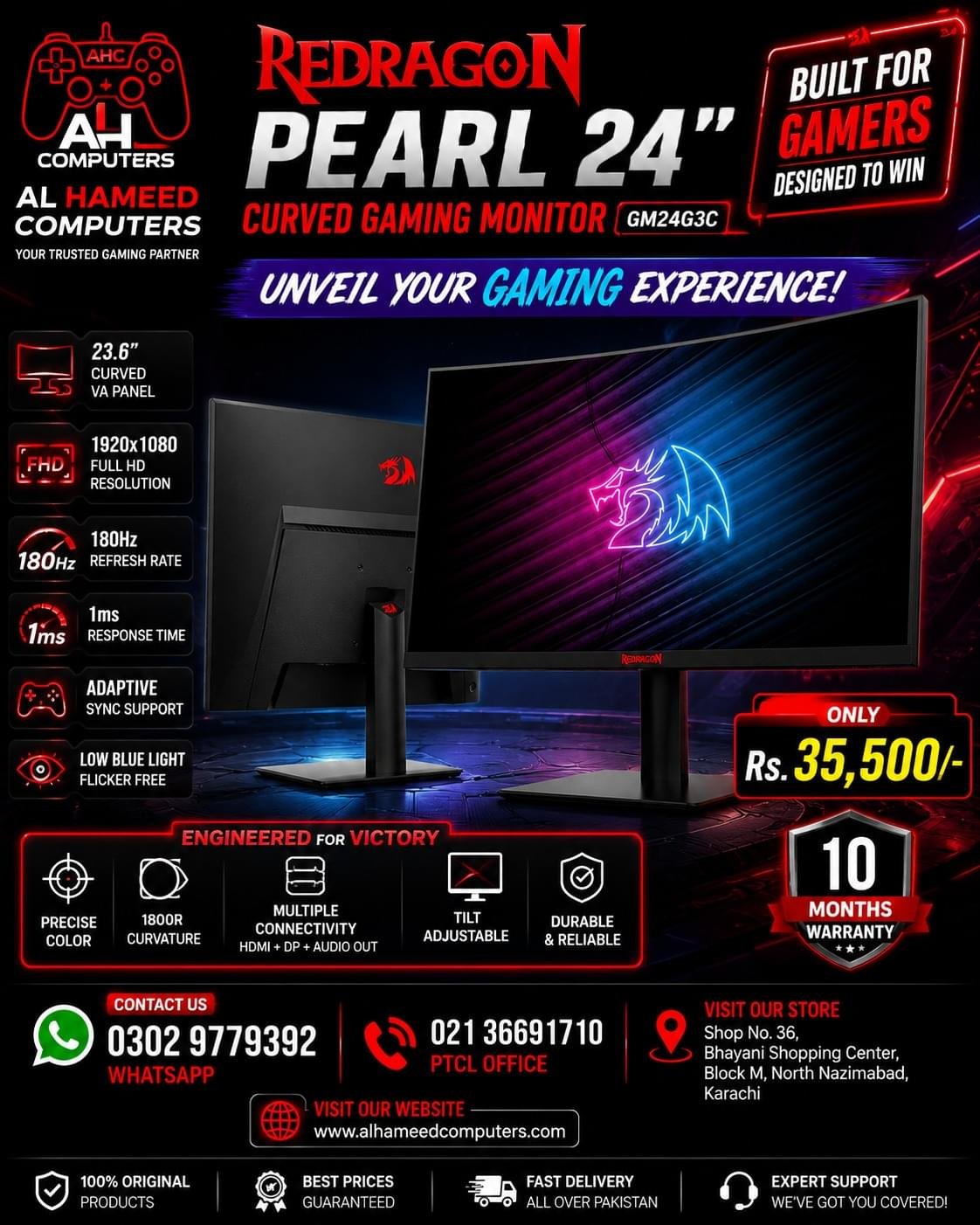 Redragon Pearl 24 GM24G3C