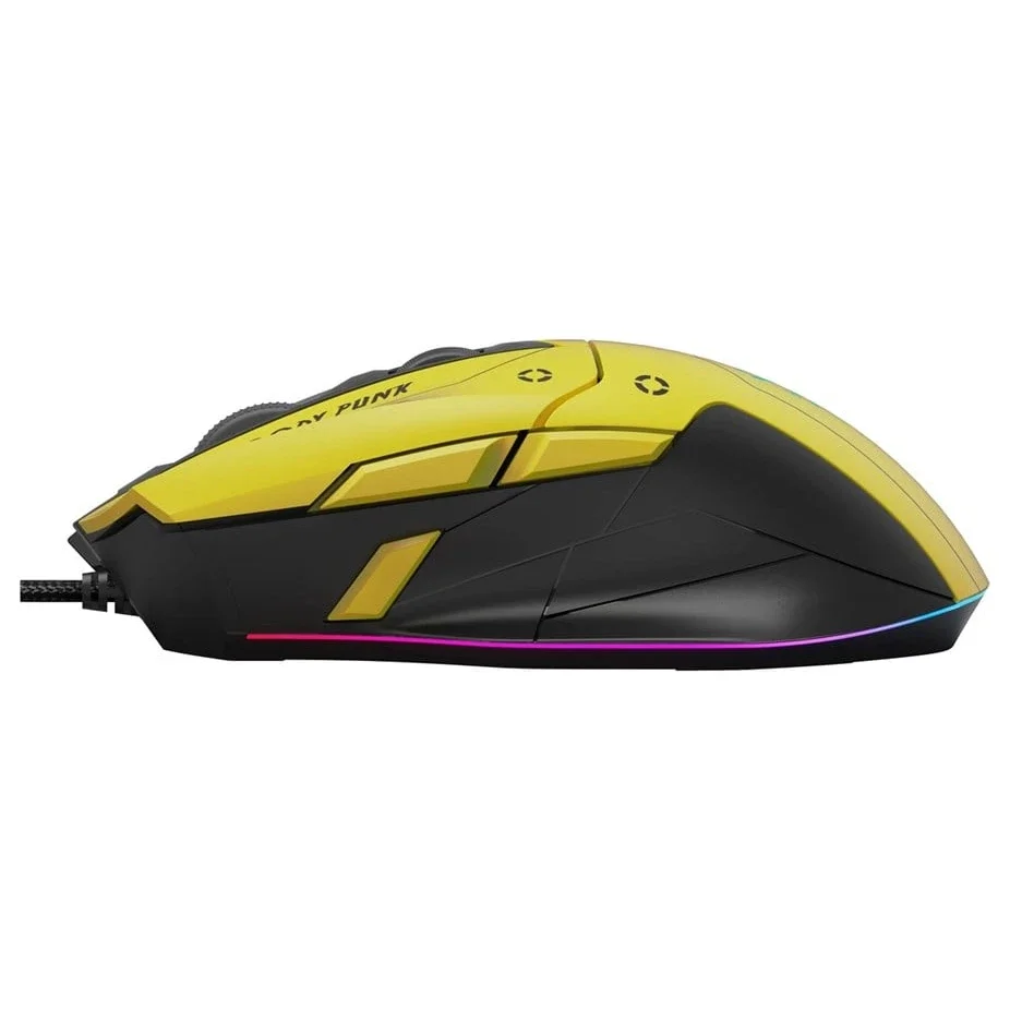Bloody W70 Max RGB Gaming Mouse ( Punk Yellow) - Image 3